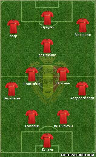 Belgium Formation 2014