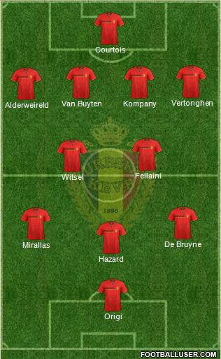 Belgium Formation 2014