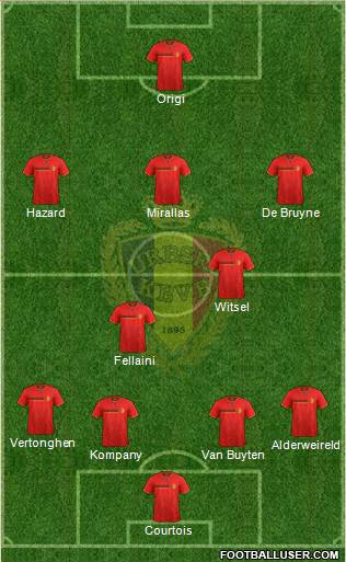 Belgium Formation 2014