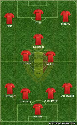 Belgium Formation 2014