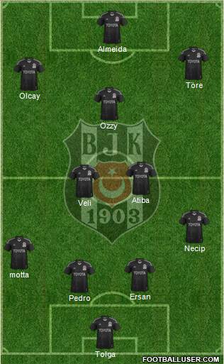 Besiktas JK Formation 2014