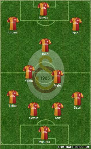 Galatasaray SK Formation 2014