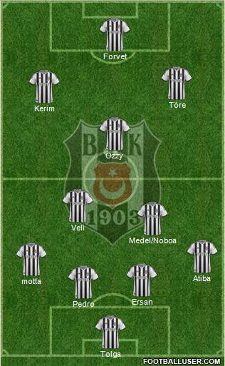 Besiktas JK Formation 2014