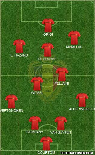 Belgium Formation 2014