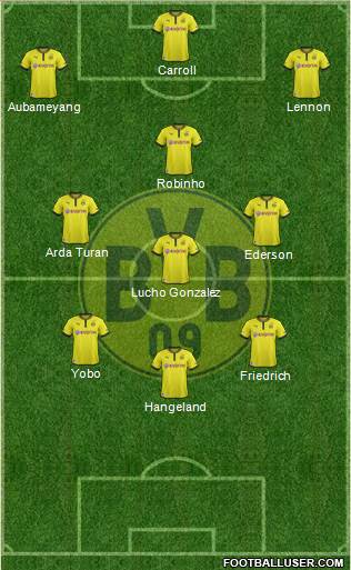 Borussia Dortmund Formation 2014