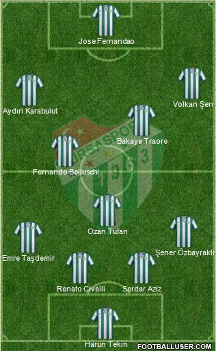 Bursaspor Formation 2014