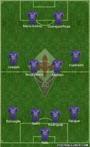 Fiorentina Formation 2014
