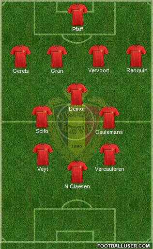 Belgium Formation 2014
