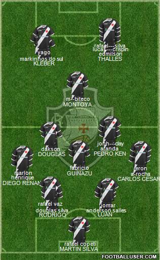 CR Vasco da Gama Formation 2014