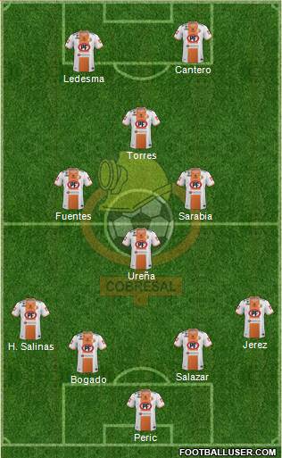CD Cobresal Formation 2014