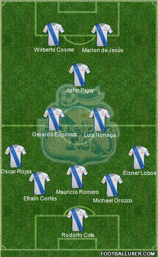 Club Puebla de la Franja Formation 2014