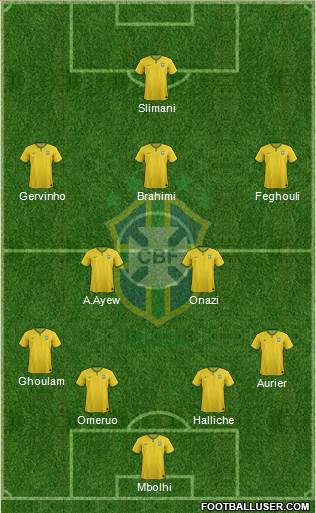 Brazil Formation 2014