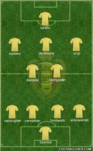 Belgium Formation 2014