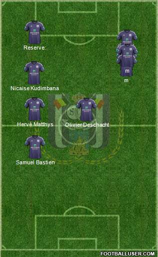 RSC Anderlecht Formation 2014