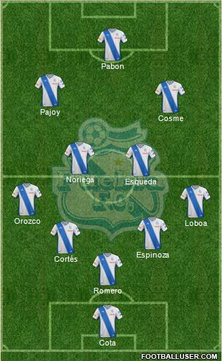 Club Puebla de la Franja Formation 2014