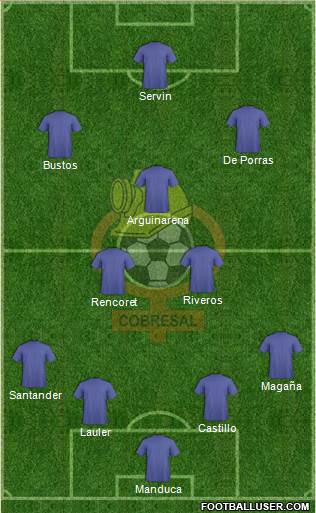 CD Cobresal Formation 2014