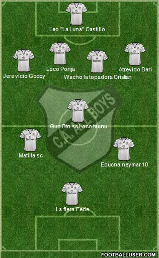 All Boys Formation 2014
