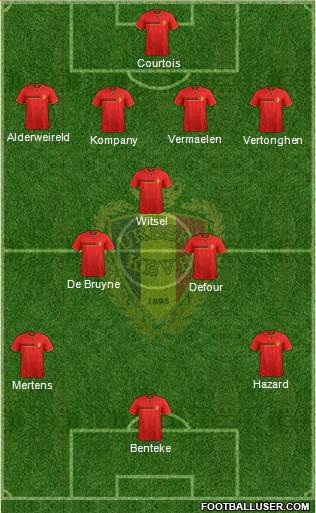 Belgium Formation 2014