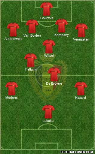 Belgium Formation 2014