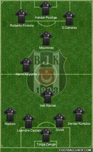 Besiktas JK Formation 2014