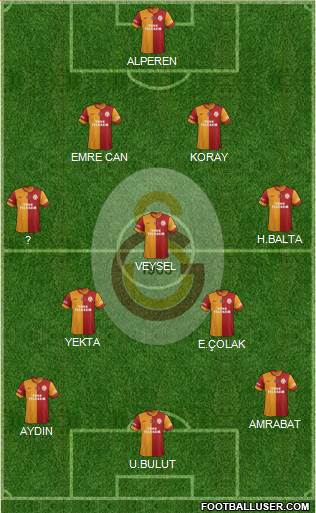 Galatasaray SK Formation 2014
