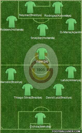 Galatasaray SK Formation 2014