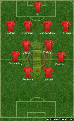 Belgium Formation 2014