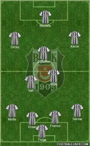 Besiktas JK Formation 2014