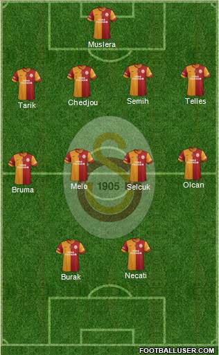 Galatasaray SK Formation 2014