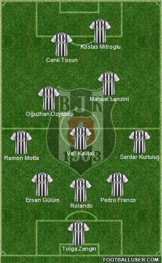 Besiktas JK Formation 2014
