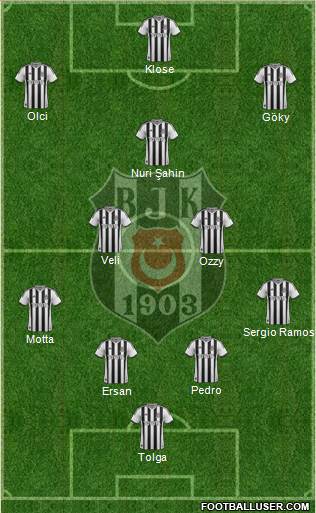 Besiktas JK Formation 2014