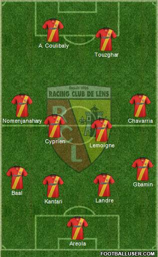Racing Club de Lens Formation 2014