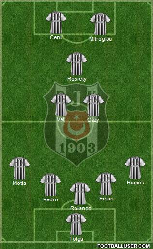 Besiktas JK Formation 2014