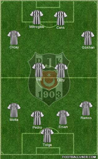 Besiktas JK Formation 2014