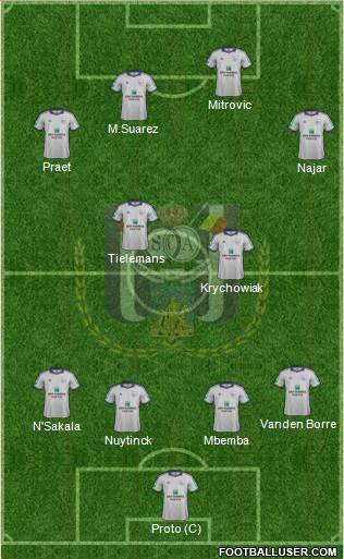 RSC Anderlecht Formation 2014