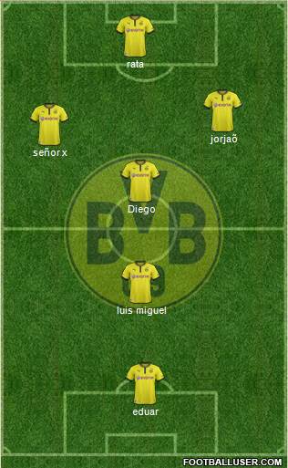 Borussia Dortmund Formation 2014