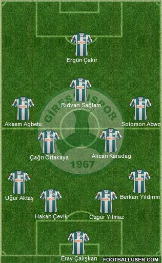 Giresunspor Formation 2014