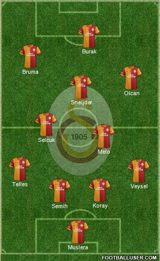 Galatasaray SK Formation 2014