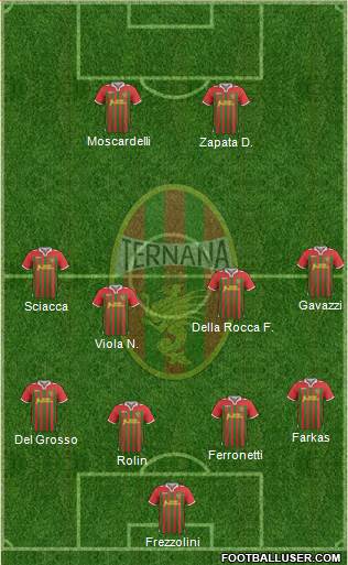 Ternana Formation 2014