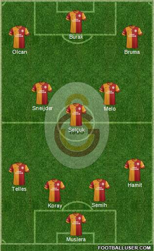 Galatasaray SK Formation 2014