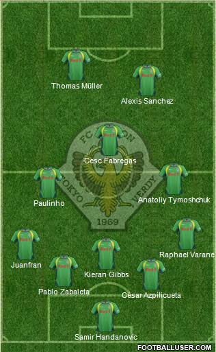 Tokyo Verdy Formation 2014