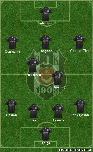 Besiktas JK Formation 2014