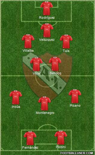 Independiente Formation 2014