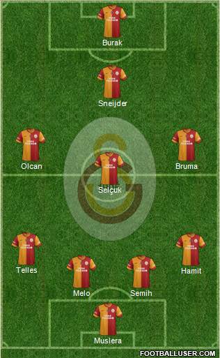 Galatasaray SK Formation 2014