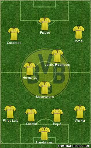 Borussia Dortmund Formation 2014