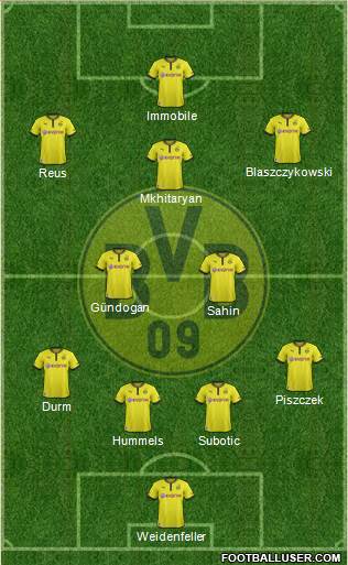 Borussia Dortmund Formation 2014