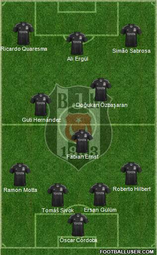 Besiktas JK Formation 2014
