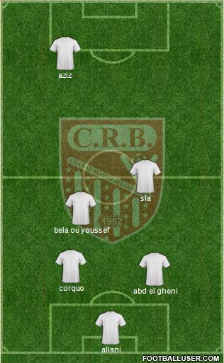 Chabab Riadhi Belouizdad football formation