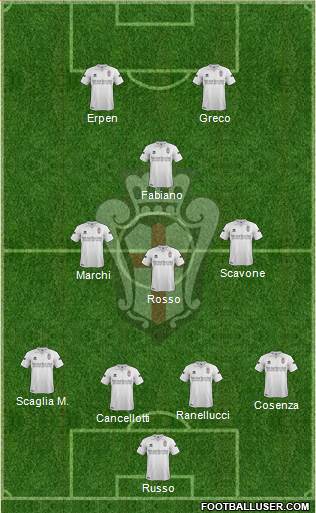 Pro Vercelli Formation 2014