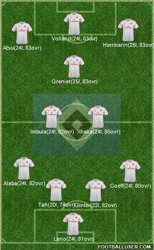 Hamburger SV Formation 2014